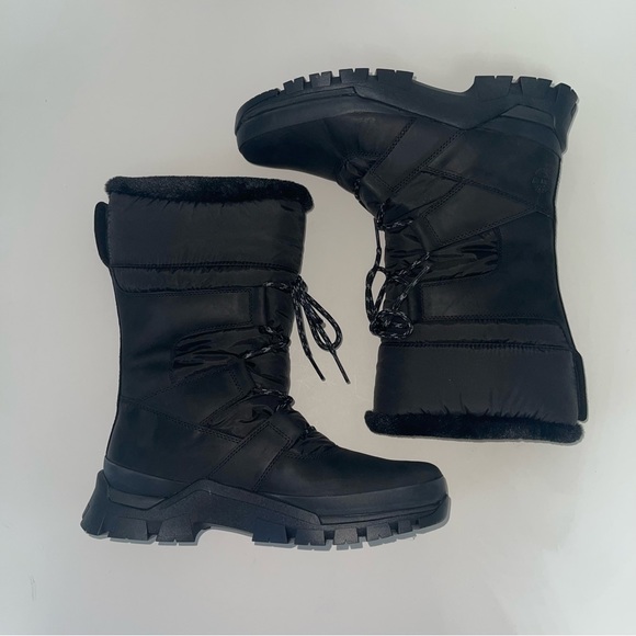 TIMBERLAND Waterproof Pull On Boots In Jet Black- New In Box - Duplicate - Picture 10 of 16